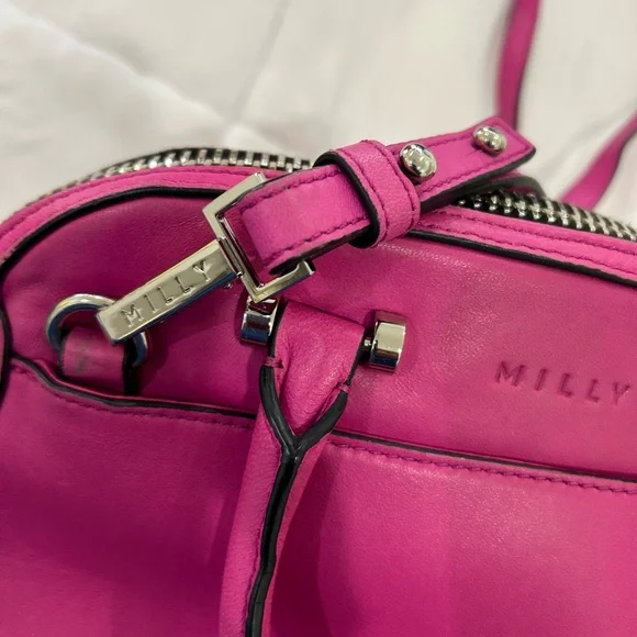 PRICE ⬇️ • MILLY - Hot Pink Crossbody Bag - Small - - Picture 4 of 10